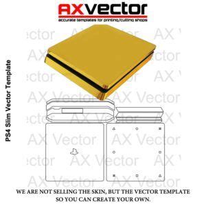 PS4 Slim Vector Template | Ps4, Ps4 slim, Ps4 controller