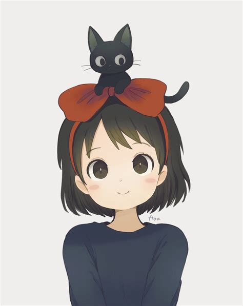 Kiki And Jiji Kikis Delivery Service Awwnime Studio Ghibli Fanart