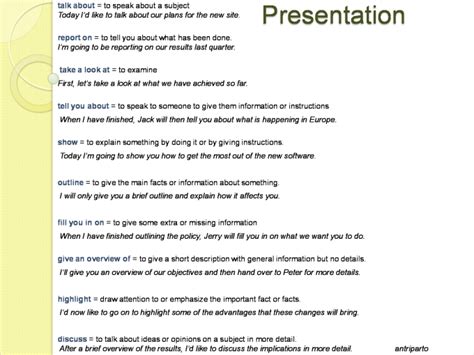 Useful Phrases You Can Use When Making A Presentation Make A