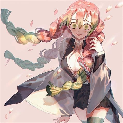 Mitsuri Kanroji Fanart Demon Slayer Kimetsunoyaiba Love Pillar