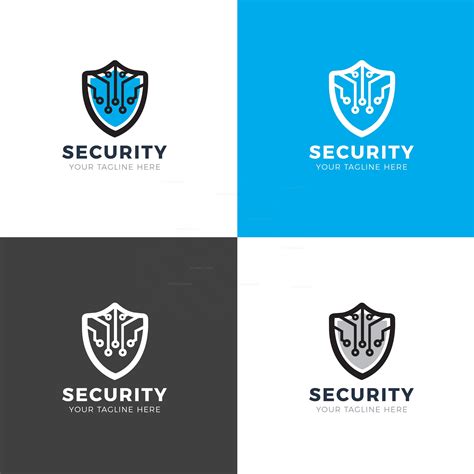 Security Shield Modern Logo Design Template Graphic Prime Graphic
