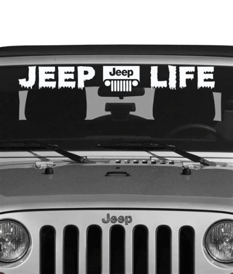 Jeep Life Vinly Decal Sticker Custom Sticker Shop