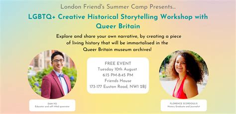 Lgbtq Creative Storytelling Workshop With Queer Britain Tickets