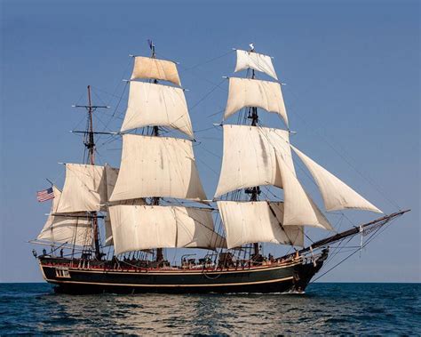 Types Of Sailing Ships Of The 1800s Packet Ship Of The Early 1800s