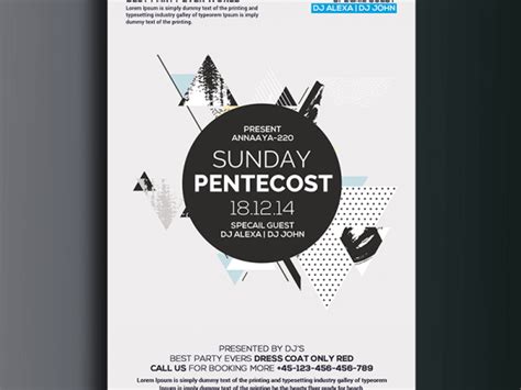 Pentecost Flyer For Church Templates Design Church Flyer Templates