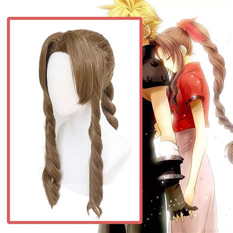 Game Final Fantasyvii Ff7 Cosplay Wigs Aerith Gainsborough Cosplay Wig
