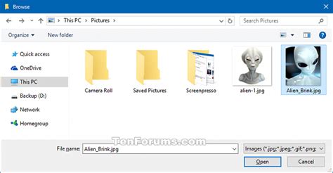 Change Folder Picture In Windows 10 Tutorials