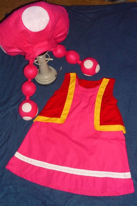 By Super Mario Bros Characters Toadette Compleate Costume Custom On