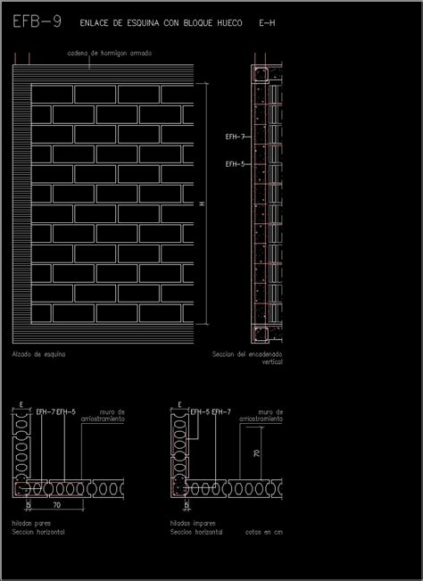 Details Of Masonry Walls Dwg Detail For Autocad • Designs Cad