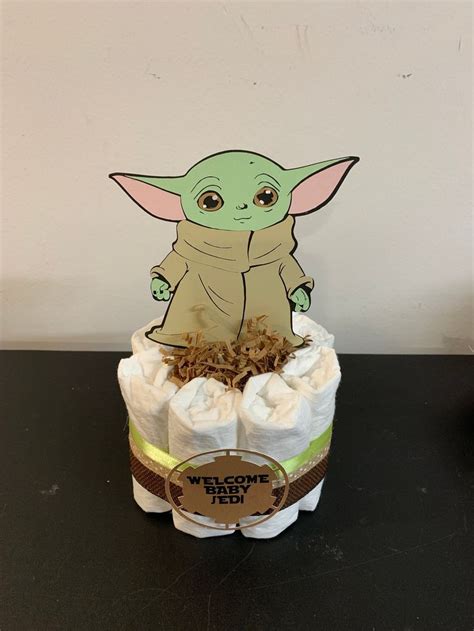 Pin By Mary Lou Phillips On Birthday Star Wars Yoda Diaper Mini