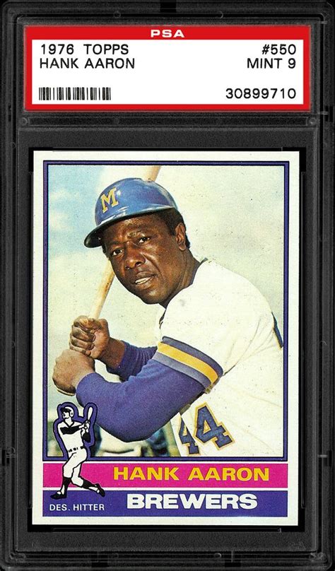 Auction Prices Realized Baseball Cards 1976 Topps Hank Aaron