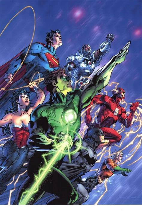 Justice League Dc New 52 Art Print By Jim Lee Batman Superman Wonder