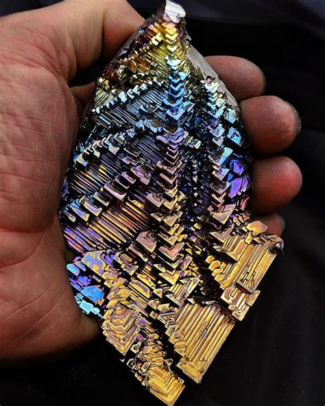 Stone Art Bismuth Crystal Crystals And Gemstones Crystals