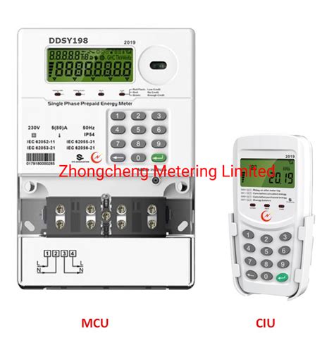 Single Phase Prepaid Energy Meter China Smart Keypad Prepaid Meter