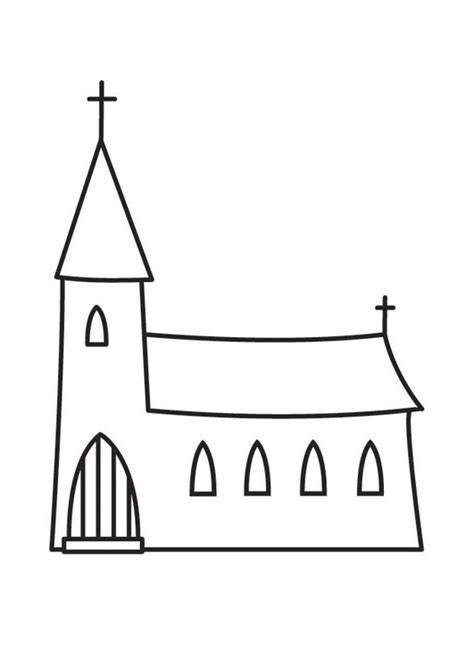Dibujo Para Colorear Iglesia Dibujos Para Imprimir Gratis Img 23164