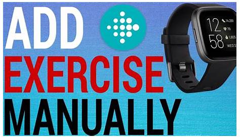 manually add fitbit steps