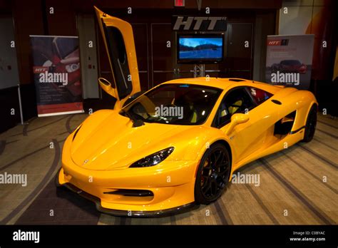 Lamborghini Exotic Sports Car Yellow Stock Photo Alamy
