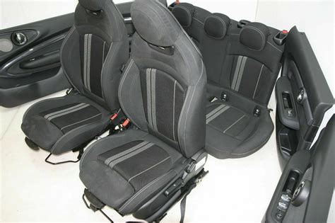 Mini John Cooper Works Sportsitze Seats Dinamica Stoff Carbon Black F54