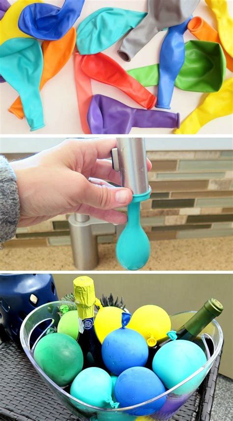 Fun Twist To Keep Your Drinks Cool With These Frozen Water Balloons