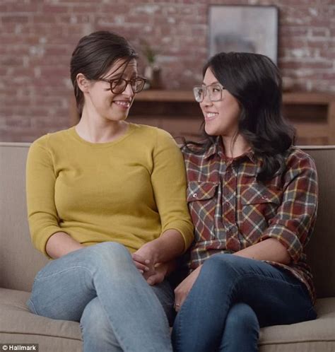 lesbian lovers share their story as first same sex couple in a hallmark commercial daily mail