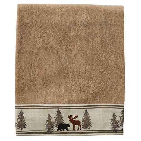 The company store legends regal forest green solid egyptian cotton bath sheet. Black - Forest Bath Towel | Park Designs