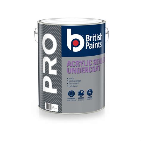 British Paints 10l Pro Acrylic Sealer Undercoat Paint £10121 Picclick Uk