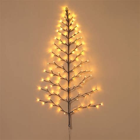 Everlasting Glow Lighted Wall Tree 112 Warm White Led Lights Easy To