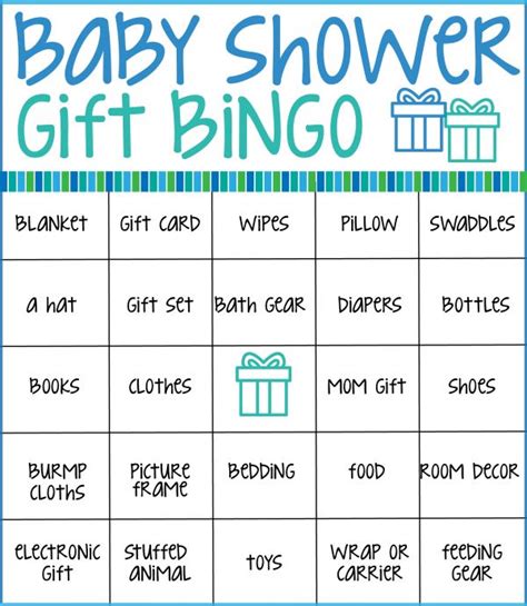 The guests will have to talk to the other guests in order to complete a line. Make your next baby shower memorable with these free ...