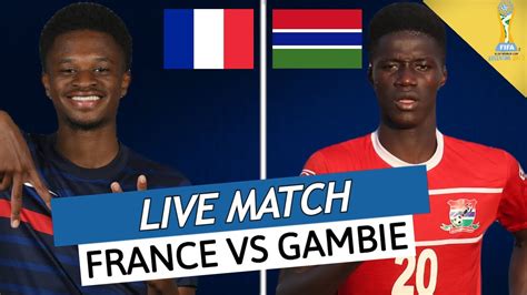 France Gambie Live Allez Les Bleus La France Deja Dos Au