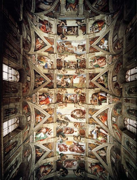 Gemälde Reproduktionen Die Decke 1508 Von Michelangelo Buonarroti
