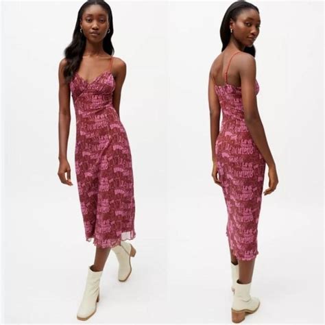 Urban Outfitters Womens Pink Dress Depop