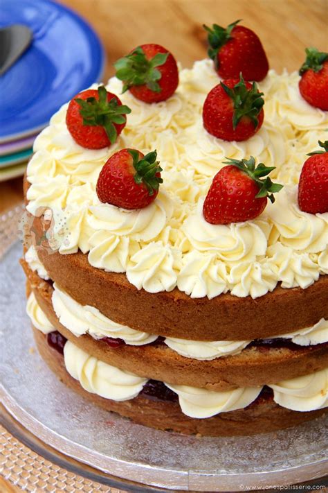 Victoria Sponge Celebration Cake Janes Patisserie Easy Cake