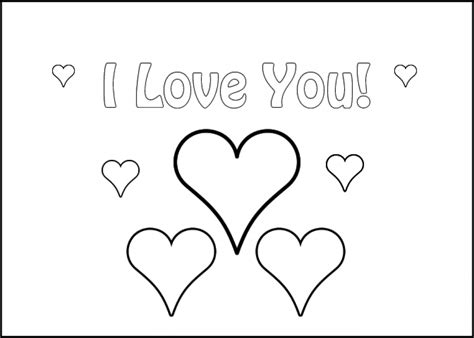 Perfect for valentine's day and beyond! Get This I Love You Coloring Pages Printable for Kids r1n7l
