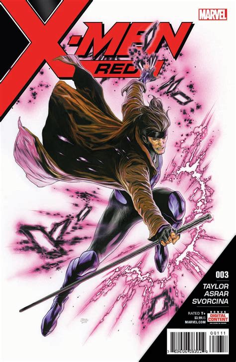 Big promotion for red 3 movie: X-Men: Red Issue 3 - Gambit to Join Jean Grey's Team