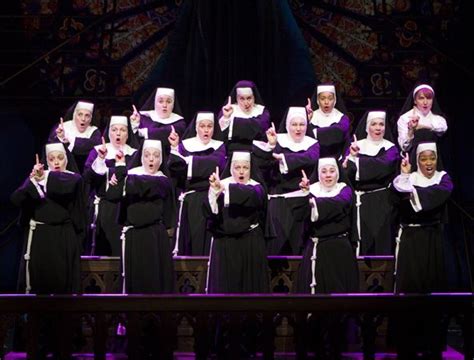 With its underlying theme encouraging the pursuit of dreams, 'sister act' is a satisfying and energetic night of. The cast of Broadway's Sister Act | Sister act, Sister act musical, Broadway costumes