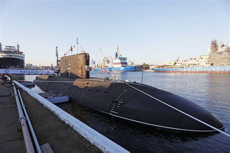 Project 6363 Magadan Submarine Joins The Russian Navy