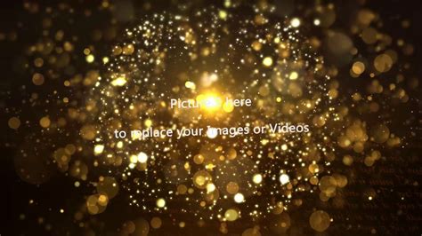 You can find it here after effects cs5 or higher just drag and drop the preset includes 11 energy. Free After Effect template - Gold Particles Postcard ...