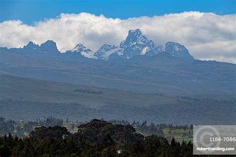 Mount Kenya National Park Unesco Stock Photo