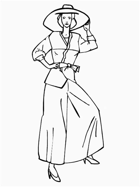 Top Model Coloring Pages To Download And Print For Free