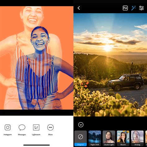 Buy the adobe complete suite or single apps as per your requirement. You can download the Adobe Photoshop Camera app from today ...