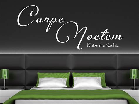 † carpe noctem ii †. Wandtattoo Carpe Noctem - Nutze die Nacht | WANDTATTOO.DE