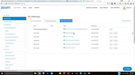 How to schedule a meeting in ZOOM with a co-host 