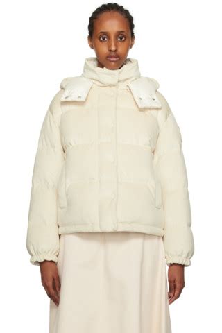 Moncler 灰白色 Daos 羽绒夹克 SSENSE