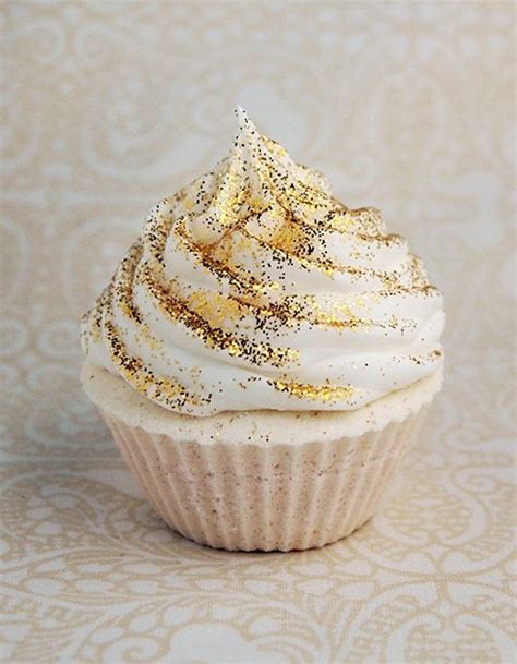 Golden Cupcake Edible Gold Glitter Glitter Cupcakes Wedding Cupcakes