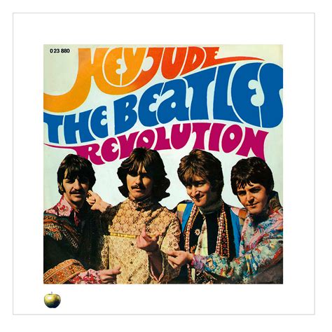 Hey Jude Beatles Single Cover Limited Edition Print