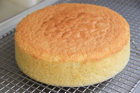Sponge cake is a light cake made with egg whites, flour and sugar, sometimes leavened with baking powder. Apropriate Temperature To Bake A Sponge Cake / Vanilla ...