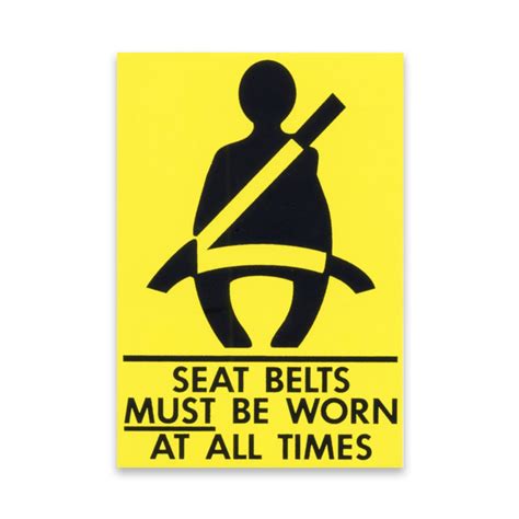 seat belts must be worn at all times the uk material handling association