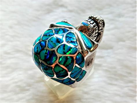 Find charming sterling silver rings at the most affordable prices. Sterling Silver 925 Skull Ring OPAL Rock Punk Biker ...