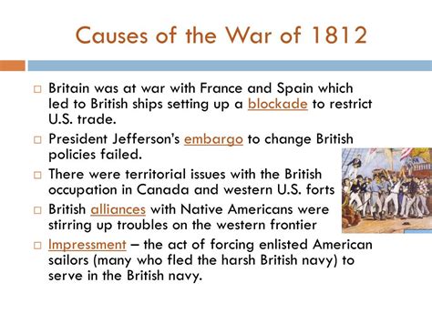 Ppt Causes Of The War Of 1812 Powerpoint Presentation Free Download