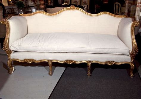 french rococo style giltwood canape sofa at 1stdibs rococo sofa rococo couch french sofa for